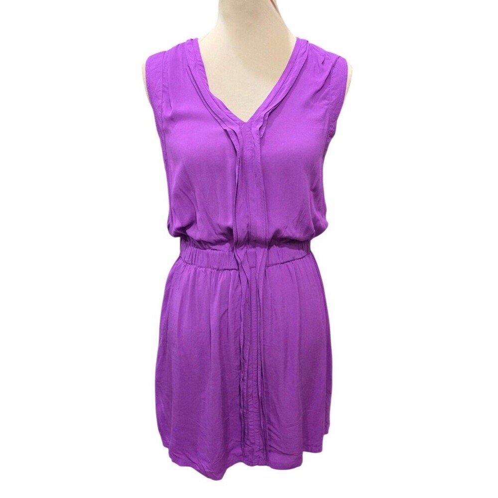 Converse One Star V-neck Purple Sleeveless Dress Size M